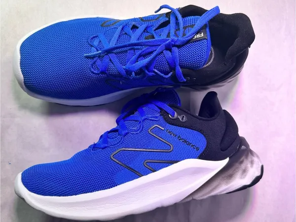 New Balance Blue and Black Athletic Sneakers - Image 6