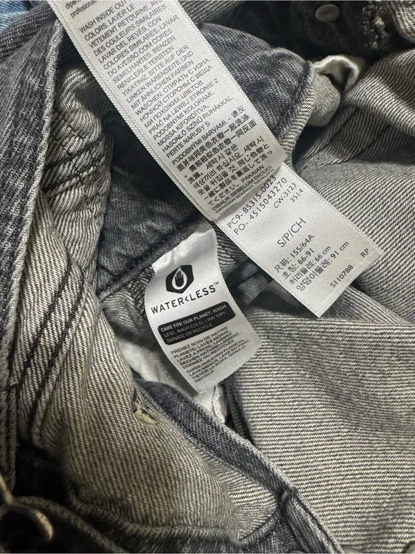 Levi’s Vintage Denim Gray Overalls - Image 10