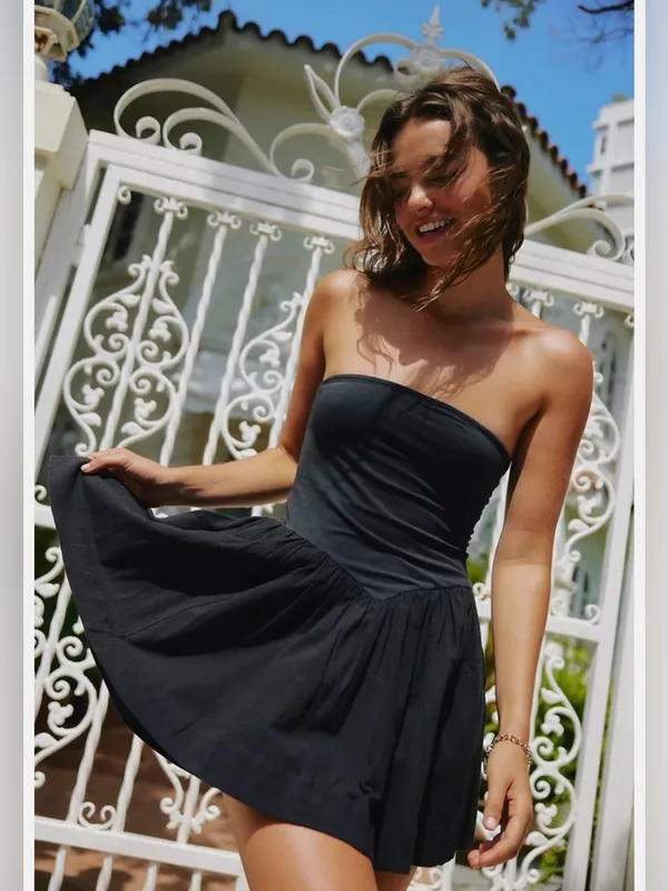 Free people Onda Drop-Waist Tube Mini Dress - Image 2