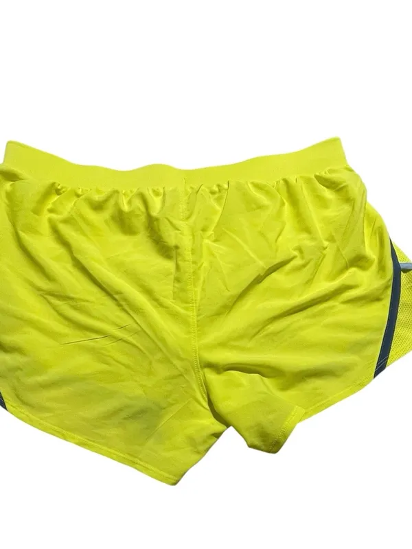 Under Armour Women's Neon Lime Training Shorts with Gray Reflective Trim‎ - Image 5