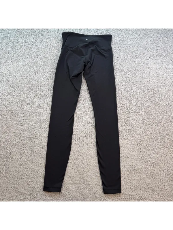 Lululemon Align High Rise Leggings Black Women's 4 Yoga Athletic Stretch Pants - Image 2