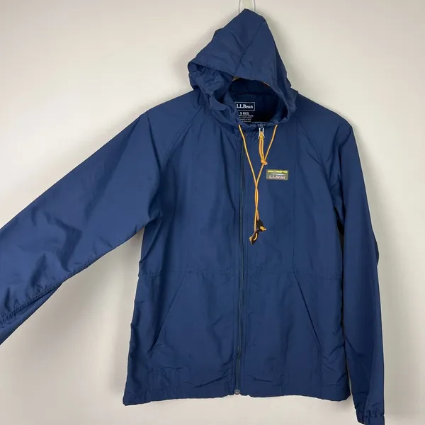 LL Bean Jacket Womens Small Navy Mountain Classic Full Zip Hoodie Lightweight S‎ - Image 5