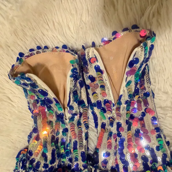 Zara Limited Edition 2019 Multicolored Sequin Mini Dress Size XS - NWT - Image 15