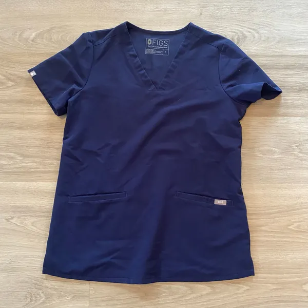 FIGS Navy Blue Casma Top Zamora Jogger Scrub Set Women's size XS / Small Petite - Image 2