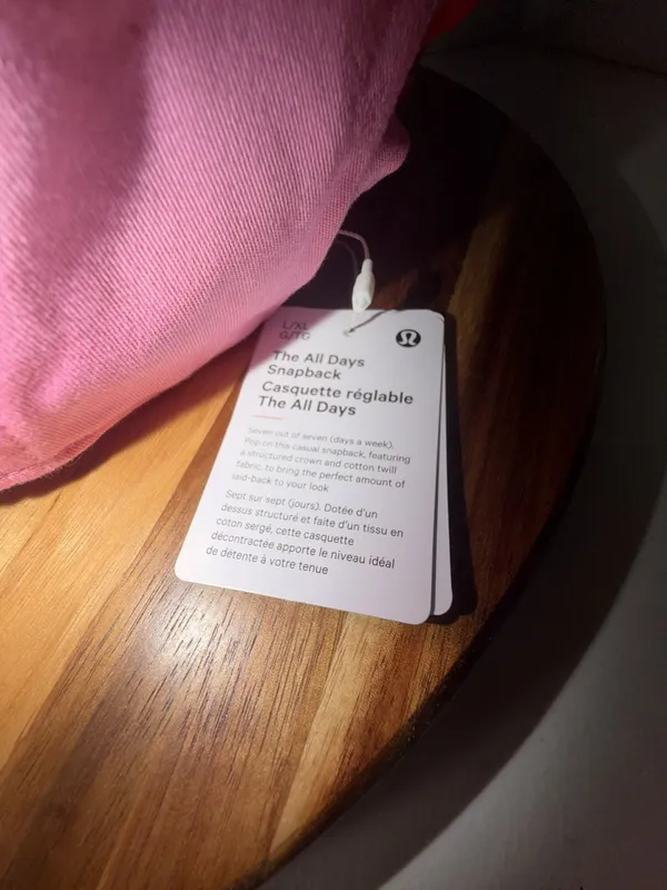 Lululemon The All Days Snapback Hat Candy Cloud Size L/XL - Image 2