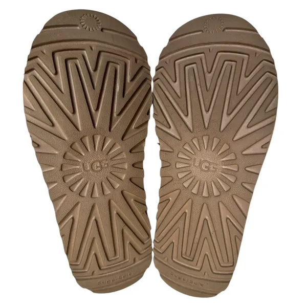 Ugg Tasman Regenerate‎ Slippers Sand with Light Blue Accents Women's Size 6 - Image 8