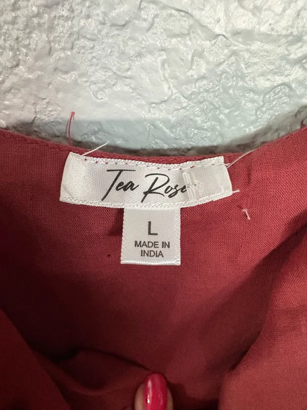 Dress Red Size L - Image 3