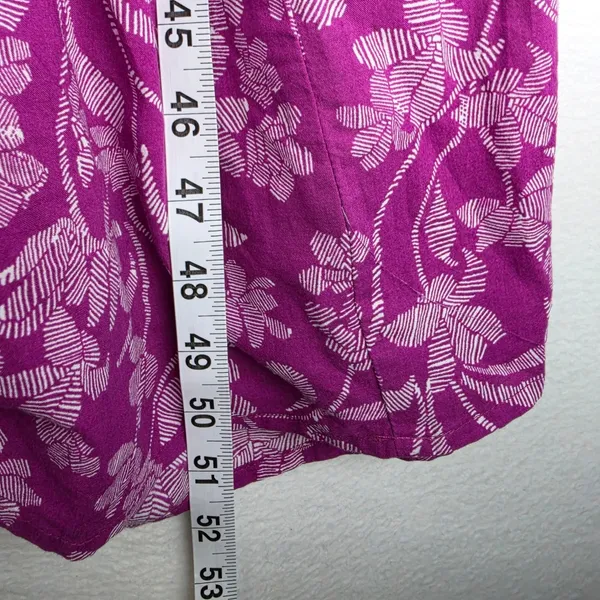 Universal Threads NWT Purple Floral Tiered Midi Dress Ruffle Strap Cotton Small - Image 9