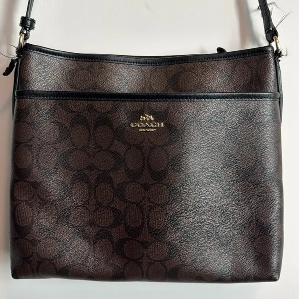 Coach F34938 Signature File Crossbody Leather Bag - Image 3