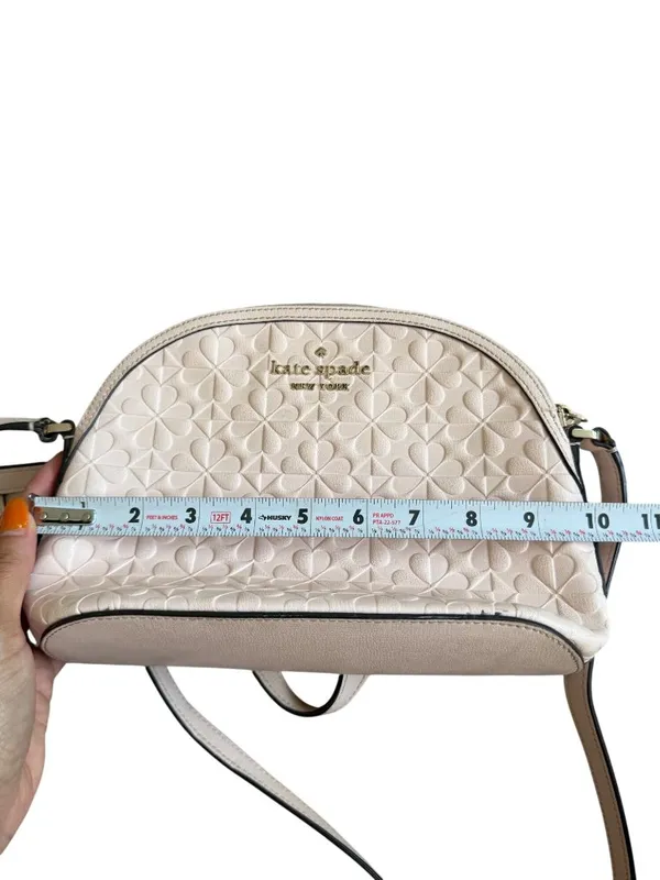 KATE SPADE Light Pink Floral Saffiano Leather Crossbody Bag - Image 2