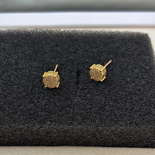 6mm Small CZ Stud Earrings for Men Women Streetwear Punk Hip Hop Unisex Earrings - Image 6