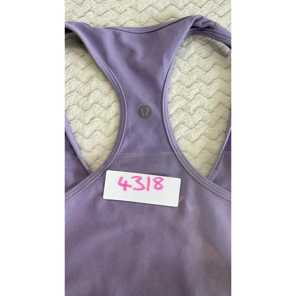 Lululemon Purple Racerback Athletic Tank Top Slim Fit Scoop Neck Sleeveless - Image 6