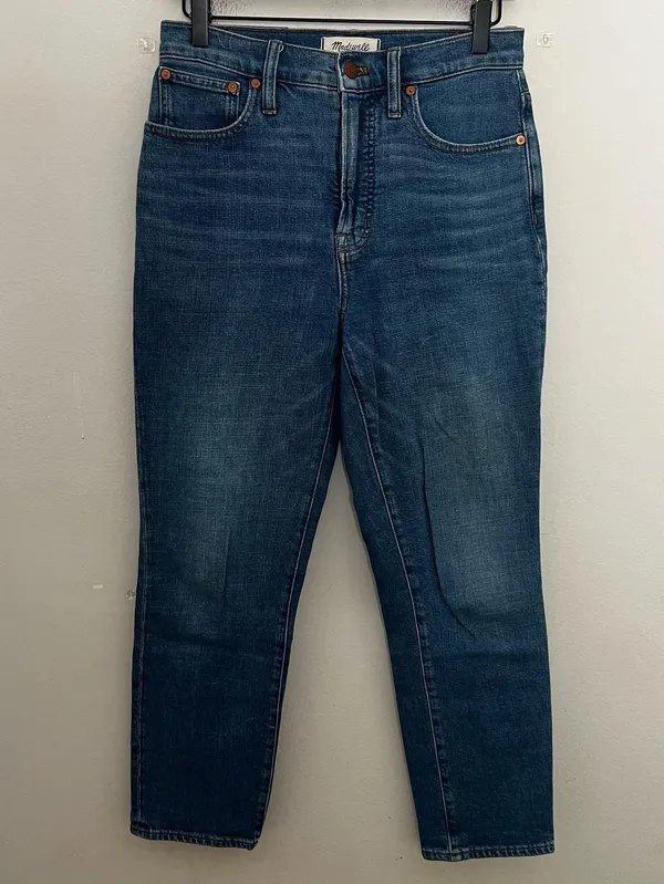MADEWELL- The Perfect Vintage Crop Jean in Sandford Wash: Summerweight Edition - Image 2