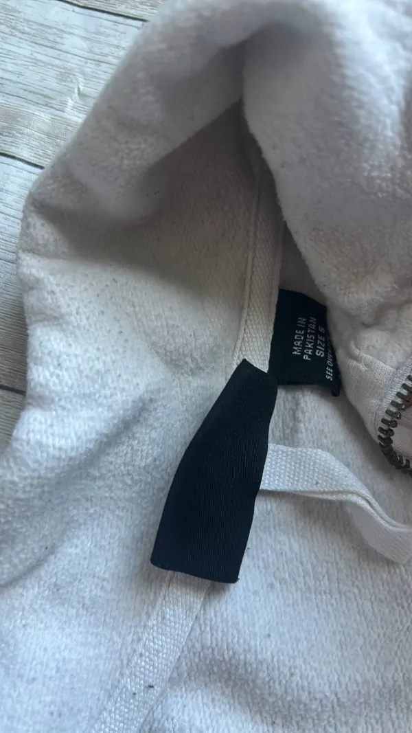 Half Zip Pull Over White - Image 3
