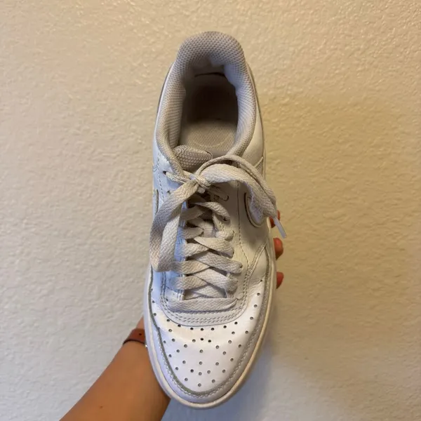 Nike Court Vision Alta Platform Sneakers White Women’s Size 7 - Image 3