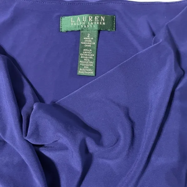RALPH LAUREN Royal Blue Cocktail Dress - Image 7