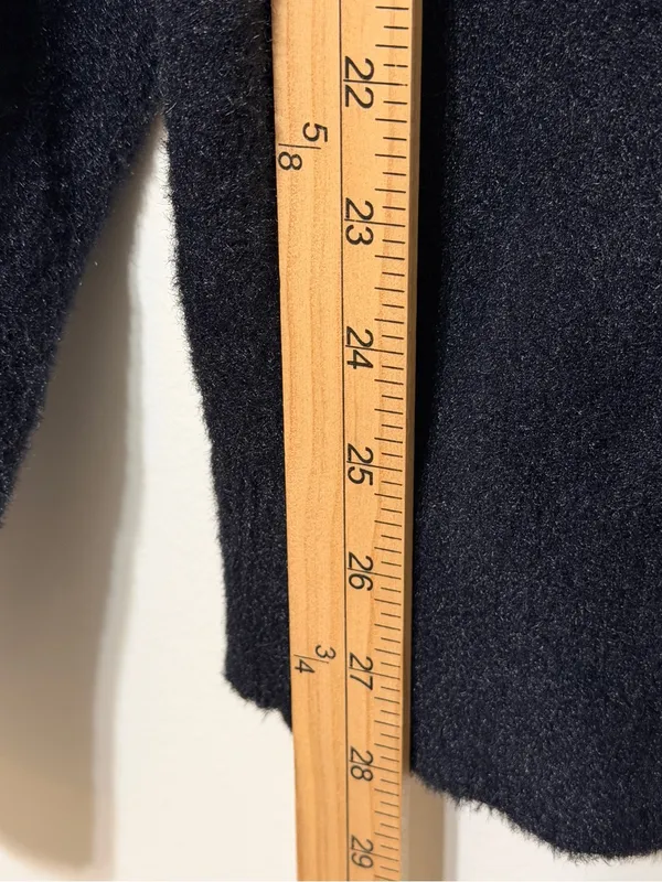 Aritzia Wilfred Free Black Mockneck Plush Sweater Size XS Oversized Black Soft - Image 9
