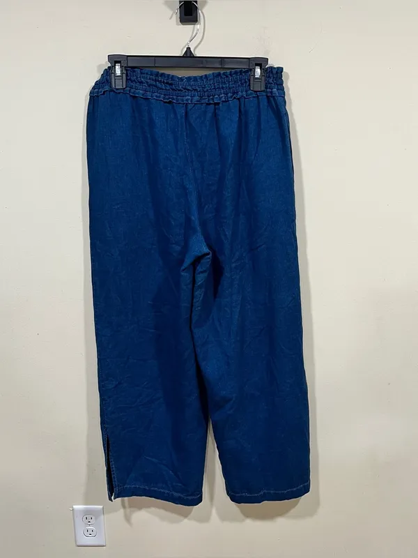 Anthropologie Wide-Leg Denim Culottes Pull On Pants | small EUC - Image 8