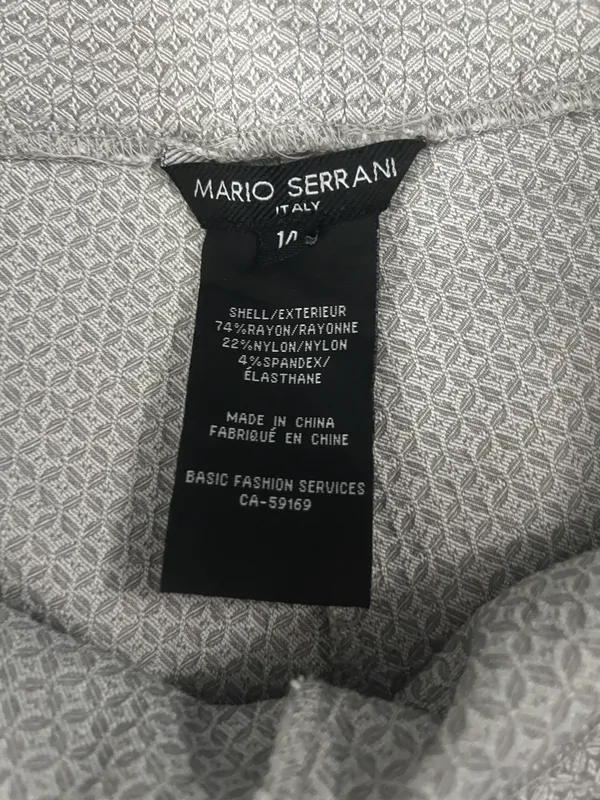 size 14 grey print skinny pants - Image 6