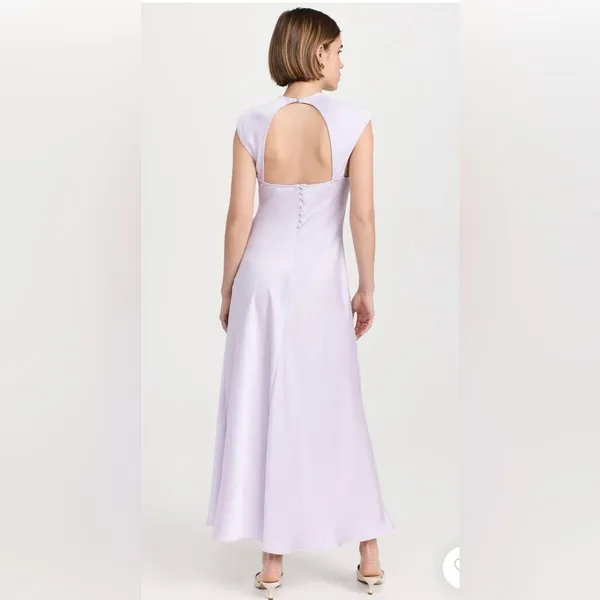 Nwot Bardot open back satin dress - Image 3