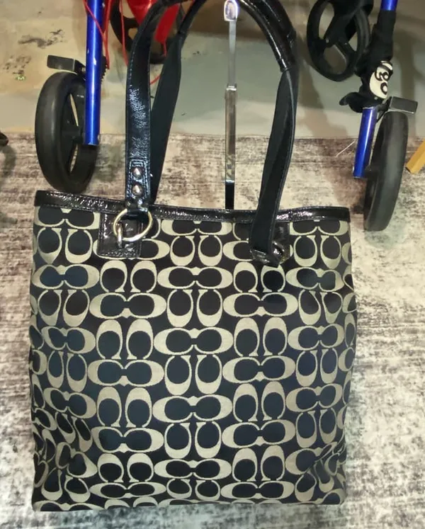 Coach Monogrammed Signature Tote Bag - Image 2