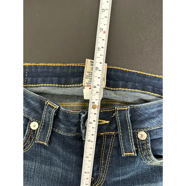 True Religion Women's Becca Mid Rise Bootcut‎ Denim Jeans Size 29 W10572OMQT1 - Image 10