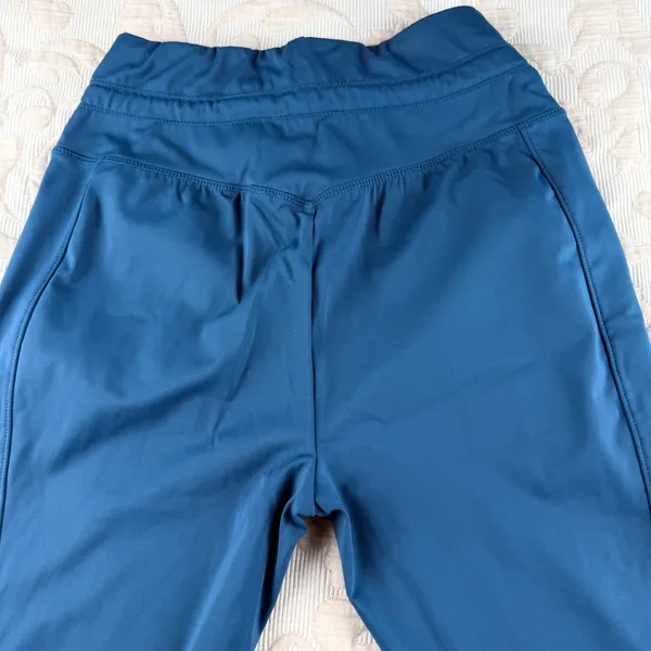 Women's Blue High Rise Drawstring Joggers Tapered Activewear Pants XS Regular - Image 3