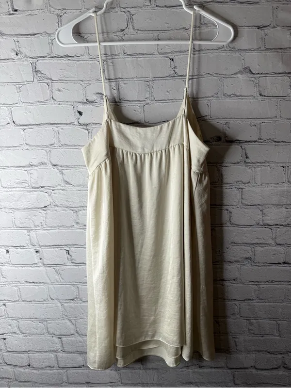 Wilfred Cream Spaghetti-Strap Summer Dress size medium - Image 8