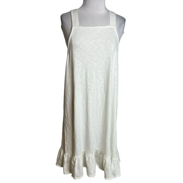 Free people‎ beach dream of you tunic dress Sz M white - Image 2
