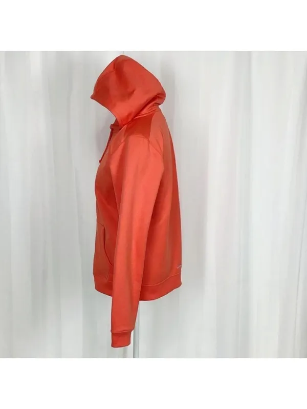 Under‎ Armour Orange Full-Zip Hoodie Sweatshirt - Image 9