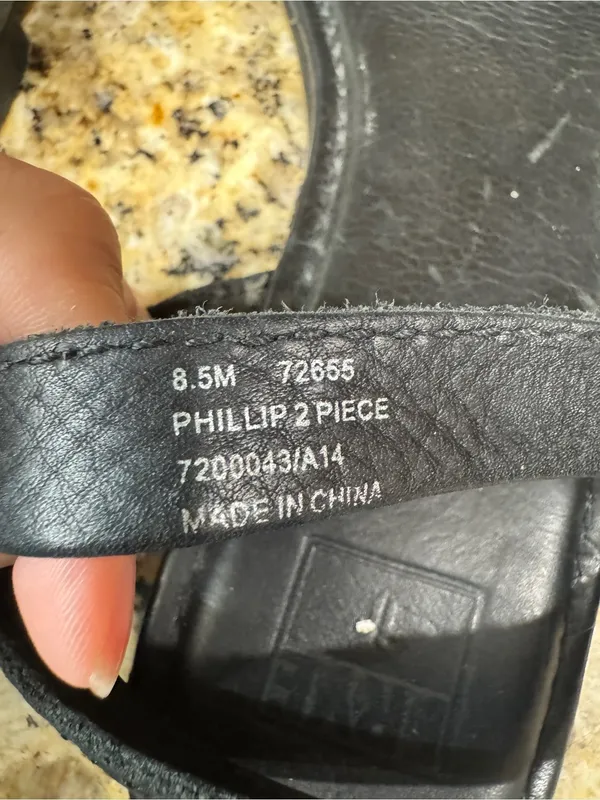 Frye Black Sandals flat comfort size 8.5‎ buckle leather - Image 8