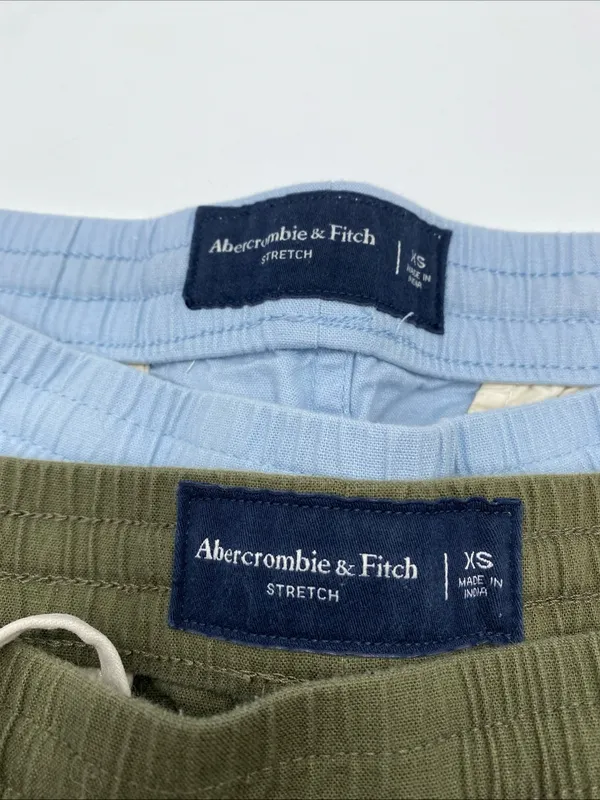 Abercrombie & Fitch Women's Chino Stretch Shorts Drawstring Pockets XS Extra SM - Image 6