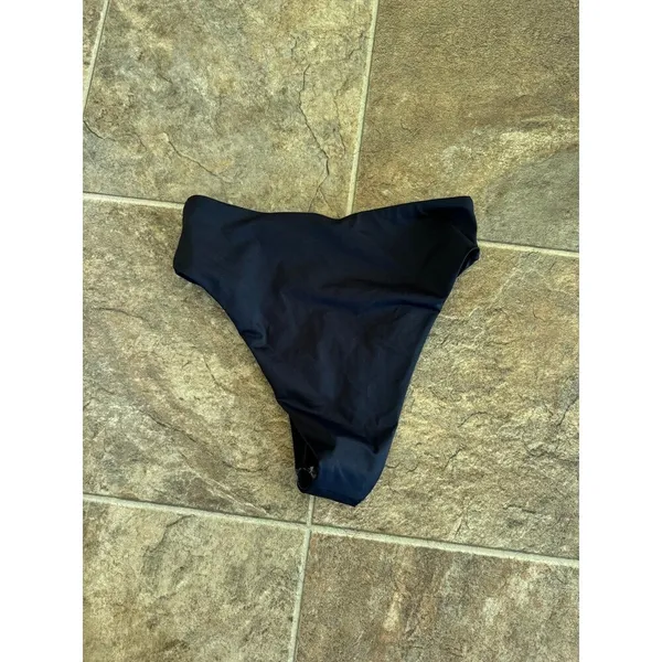 Skims Swim Mid Waist Bottom Size Small Onyx - Image 3