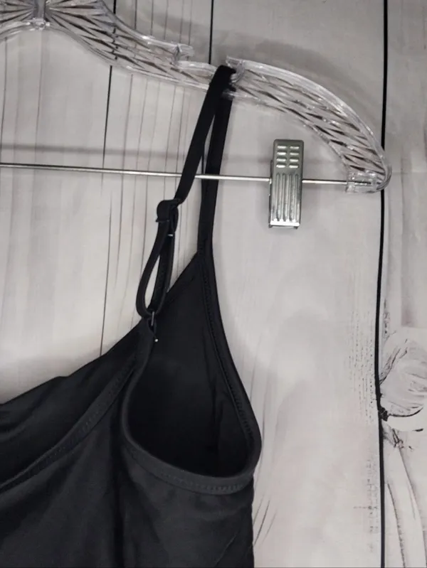 Aerie Halter Scoop Neck Bikini Minimalist Y2K Style Grunge Swim Top - Image 4