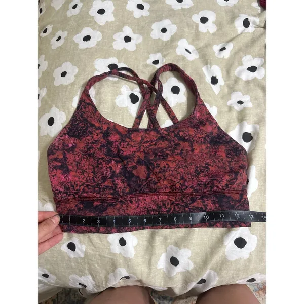 Lululemon red energy bra - Image 3
