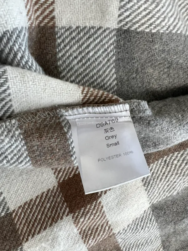 Boutique Plaid Jacket Gray - Image 4