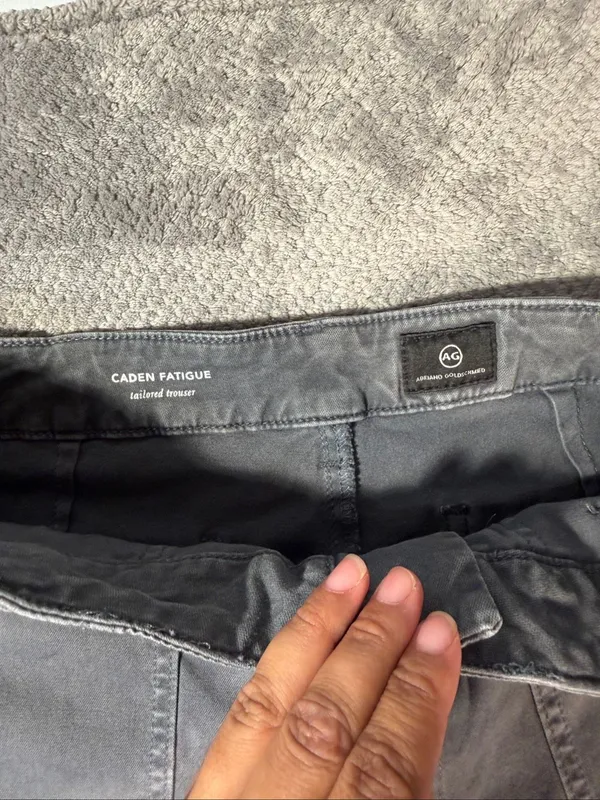 Adriano Goldschmied Caden Fatigue Pants 29R Gray Utility Straight Leg Gorpcore - Image 3