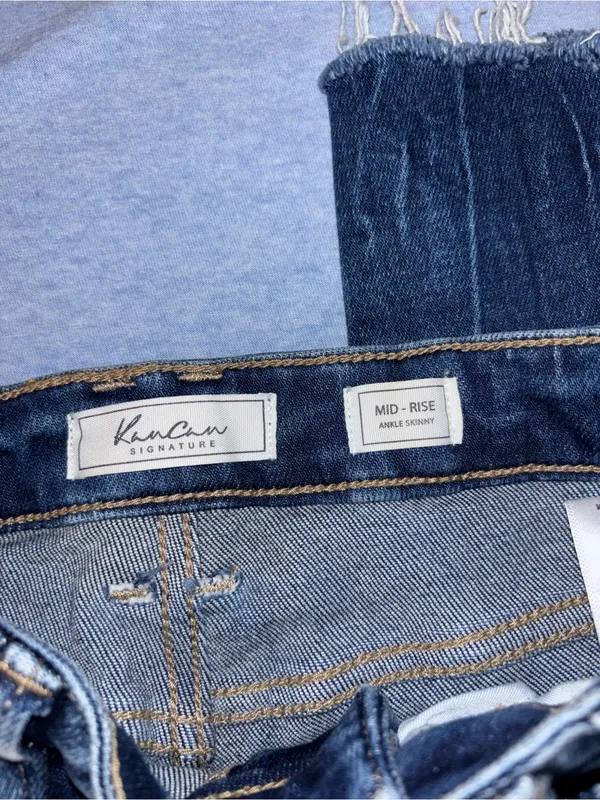 Kancan Women’s Midrise Ankle Skinny Jeans - Image 3