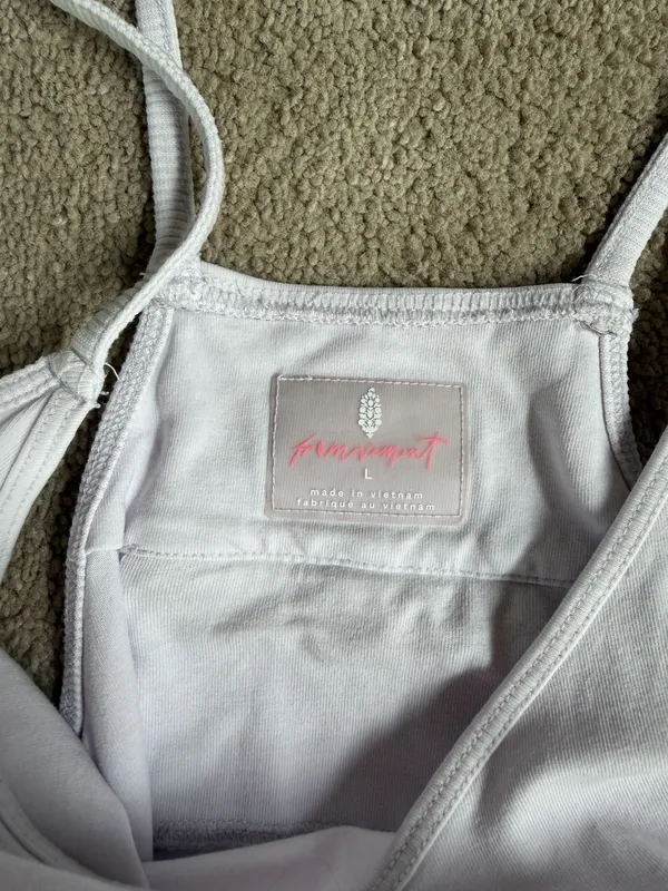 Free People Movement White Jumpsuit – Size L - Image 4