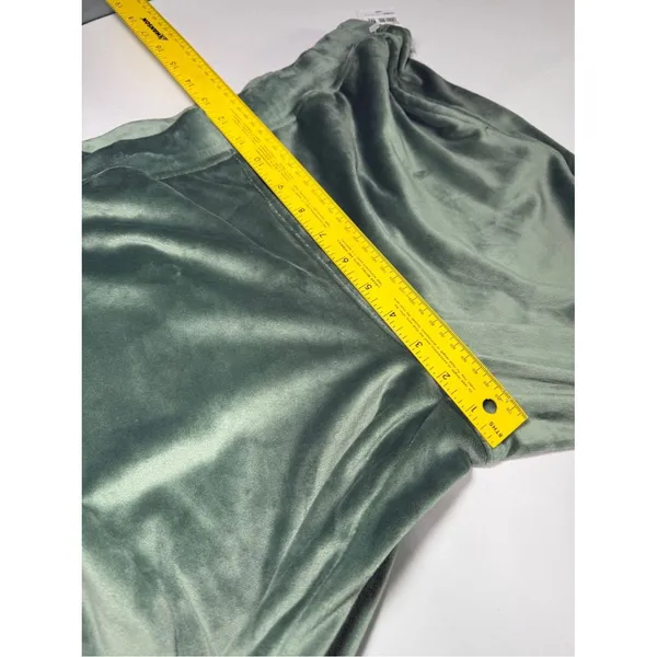 Yogalicious Lux Double Butter Hannah Velvet Velour Joggers in Sage Green Medium - Image 7