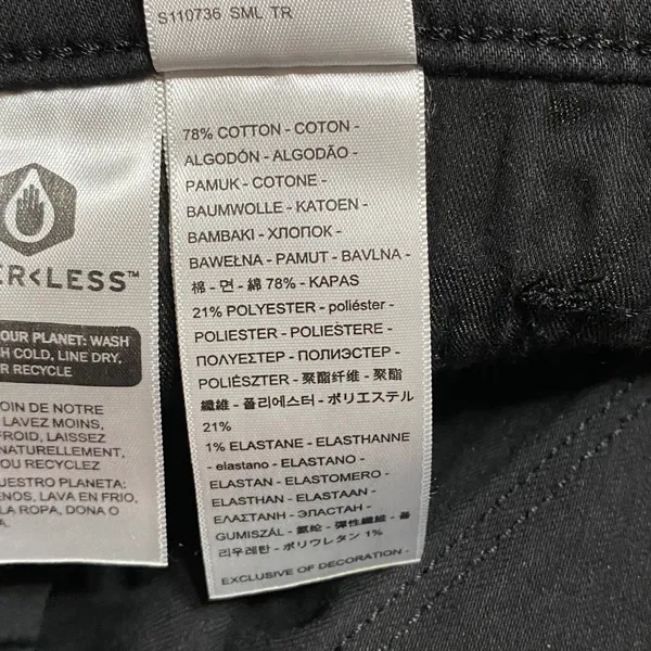Levis 311 Shaping Skinny Jeans Womens 34x28 Black Stellar Stretch Mid Rise NEW - Image 8