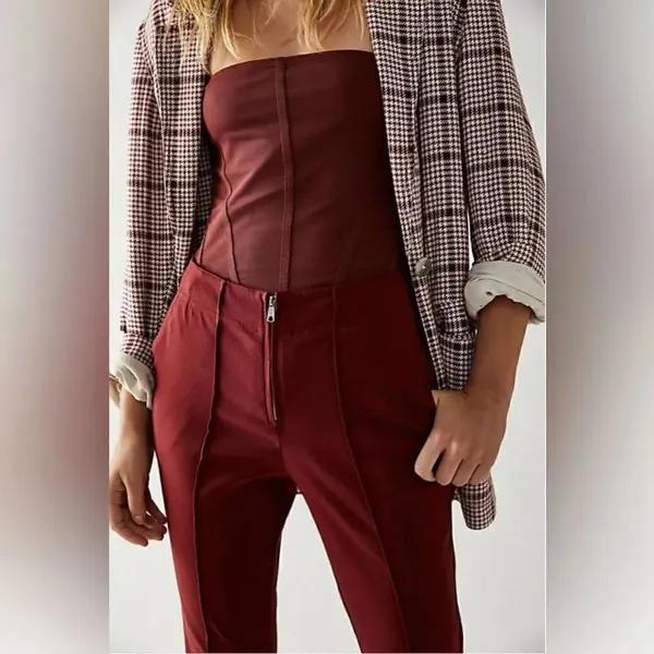 Free People Go For That Slim Flare Pants Women’s Small - Image 3