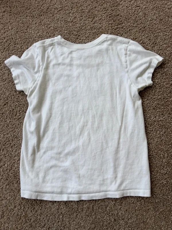 John Galt Brandy Melville Chloe White 14 T-Shirt - Image 5