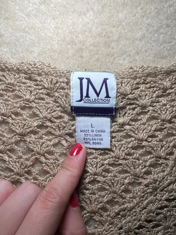JM Collection Cardigan | Size Large - Image 3