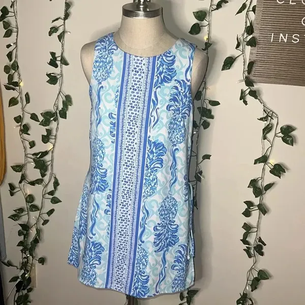 Lilly Pulitzer Donna Romper Bennet Blue - Image 3