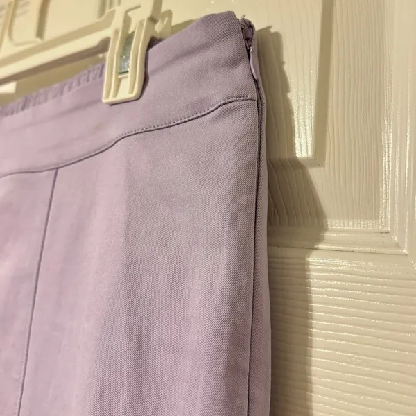 HILL HOUSE The Claire Pant Size XL Lavender Stretch Cotton Career Dressy - Image 6