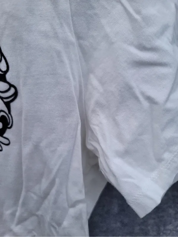 Zara x Disney Mickey Mouse "Hands" Graphic Tee Crop Retro M - Image 6