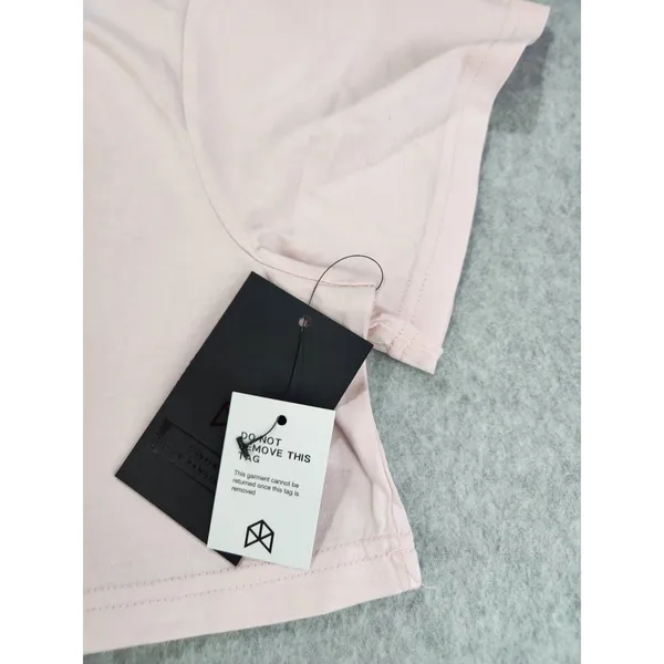 NWT Rawgear Powder Pink Crop Top T-shirt Size Small‎ L/XL - Look Great W/ Jeans! - Image 3
