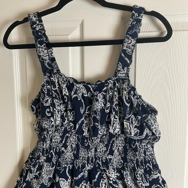 Larsyn & Lily Floral Navy Jumpsuit size X-Large - Image 3