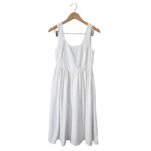 Rolla's Leoni Dress Size XS White‎ Sleeveless Midi NWT - Image 5